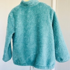 ユニクロ 100 アウター フリース ジャンパー クリスマスツリー キッズ 秋冬の画像