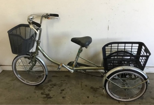 A-149△ y 岐阜発/ ナショナル/ PANCLE/ 大人用/ 三輪自転車/ スイングなし/ 2段変速/ 走行確認/ 現状品/ 管04c/ R7.7/29 △