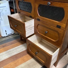 木製キャビネットの画像