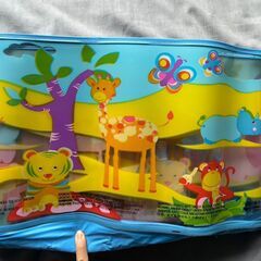 Pool　プール　ジャングルベビースナップセット　家庭用プール　122cm×25cm　INTEX社製の画像