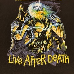 ✨人気✨IRON MAIDEN ロンT L 黒 バンドT の画像
