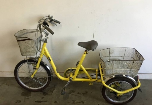 A-150△ y 岐阜発/ ACTIVE 911/ 大人用三輪自転車/ スイングあり/ 3段変速/ ノーパンクタイヤ/ 走行確認/ 現状品/ 管04c/ R7.7/29 △