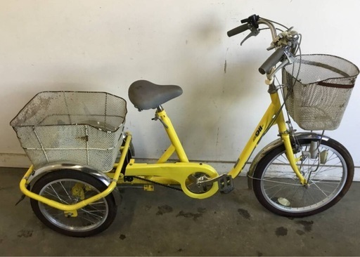 A-150△ y 岐阜発/ ACTIVE 911/ 大人用三輪自転車/ スイングあり/ 3段変速/ ノーパンクタイヤ/ 走行確認/ 現状品/ 管04c/ R7.7/29 △