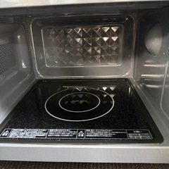 2024年　TOSHIBA フラット電子レンジ　黒の画像