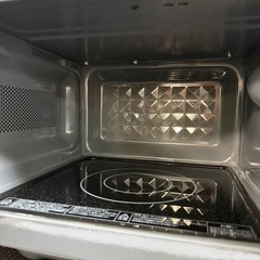 2024年　TOSHIBA フラット電子レンジ　黒の画像
