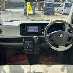 スズキ　MRワゴンwit　XS　車検2年付き　純正　皮シート　新品フロアーマット　ＣＤ／ＤＶＤ／ＴＶナビ　社外１４インチホイール　シートヒーター付き　スマートキー２個　リビルトエアコンコンプレッサー交換済みの画像