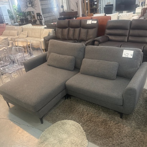 カウチソファ　w216cm