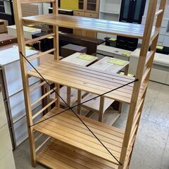 J5720　【リユースのサカイ柏店】5段木製ラック　クリーニング済みの画像
