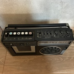 昭和レトロラジカセの画像