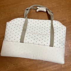 フジキ バッグdeクーファン ベビーベッド ドット柄の画像