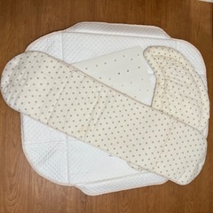 フジキ バッグdeクーファン ベビーベッド ドット柄の画像
