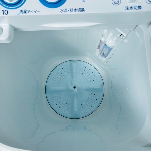 直接引き取り5,000円引き⭐︎大阪府下又は近郊は配送設置込み?AQUA 5.0kg 二層式洗濯機 AQW-N501(W) 2022年