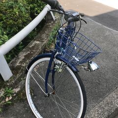 リサイクルショップどりーむ鹿大前店　No.447　22336W　青　26インチ　ダイナモタイプライト付き　鍵無し　６段階ギア　※1～5速OK　6速のみNG※の画像