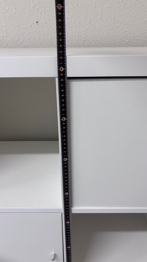IKEA  カラックス　シェルフ　ホワイト　引き出し　扉