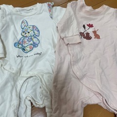 ユニクロ　ロンパース　ベビー服60〜70の画像