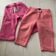 80 babyGap 裏起毛ズボンの画像