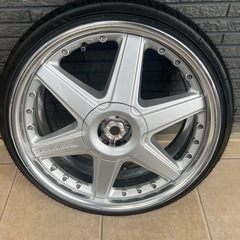 レーシングハート TYPE CR 17インチ 4本セット タイヤ付きの画像