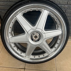 レーシングハート TYPE CR 17インチ 4本セット タイヤ付きの画像