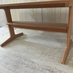 無印良品　テーブル　机　リビング　ダイニング　オーク材　無垢材の画像