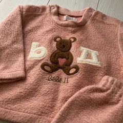 80 bebe II くまセットアップの画像