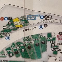 万博マップ　コンビニプリントの画像