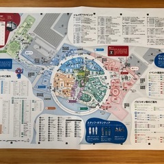 万博マップ　コンビニプリントの画像