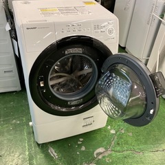 SHARP ドラム式洗濯乾燥機 ES-S7G-WR 2022年製の画像
