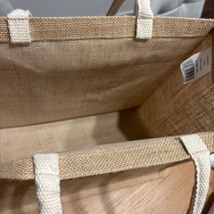 無印良品ジュートバッグの画像