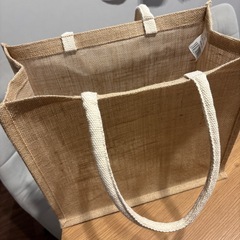 無印良品ジュートバッグの画像