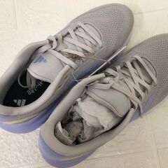 アディダス レディース シューズ ランファルコン 5 グレー 24.5cmの画像