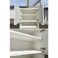 多目的収納棚　ランドリー収納　F-NA-824-0922A「オフィス家具のワンツーマート」の画像