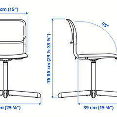 IKEA デスク＆チェア セットの画像