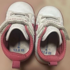 CONVERSE ベビーシューズ 12.0センチ　 ホワイト/ピンクの画像