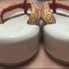 未使用品⭐️和装　草履　18.5センチの画像