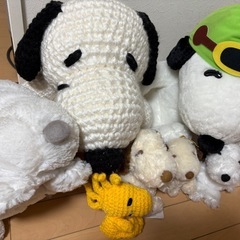スヌーピー　ぬいぐるみセットの画像