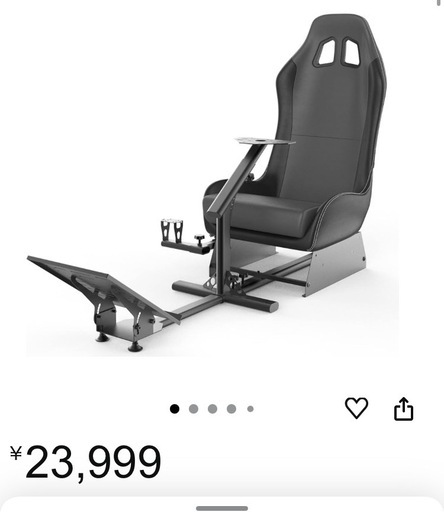 Cirearoa racing wheel stand with seat プレイシート