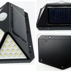 未使用◆LEDソーラー充電センサーライト◆広範囲４面の画像