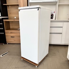 【超美品‼️】アクア 2021年製 134Lノンフロン冷凍庫 冷蔵･冷凍･チルド切り替え 高級ガラスドア ホワイト♪の画像