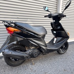 4266.低走行で即戦力　アドレスv125s バッテリー、セルリレー新品　千葉県柏市　即日配送、自走引き取りも可能の画像