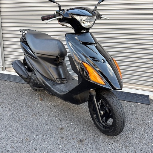 4266.低走行で即戦力　アドレスv125s バッテリー、セルリレー新品　千葉県柏市　即日配送、自走引き取りも可能