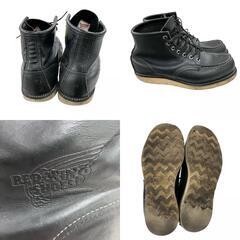 186000 RED WING レッドウィング ブーツ 8179  26 ブラック レザー [0000000001089]の画像