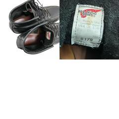186000 RED WING レッドウィング ブーツ 8179  26 ブラック レザー [0000000001089]の画像