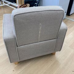 A-212★ジモティ割引あり★【リユースのサカイ野々市店】一人掛けソファー グレー W(幅)67×D(奥行き)60×H(高さ)60cmの画像