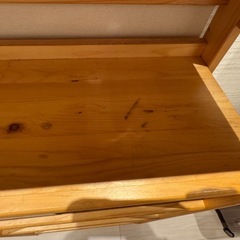【受け渡し相談中】木製　本棚　棚の画像