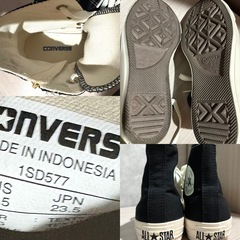 コンバース CONVERSE スニーカー オールスター ゴールドジップ 3 ハイカット　23.5 の画像