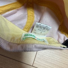 コーデュロイ帽子　52cmの画像