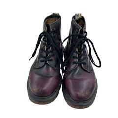 186000 Dr.Martens ドクターマーチン ヴィンテージブーツ 24 チェリーレッド レザー [0000000001095]の画像