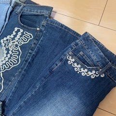 デニムパンツ4枚　デニムスカート1枚 の画像