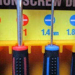 ■R011　藤原産業　精密ドライバー　6本セットの画像