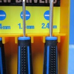 ■R011　藤原産業　精密ドライバー　6本セットの画像